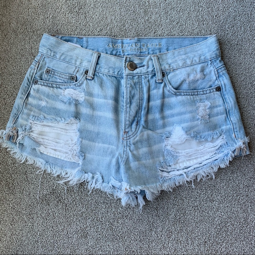 American Eagle Low Rise Jean Shorts